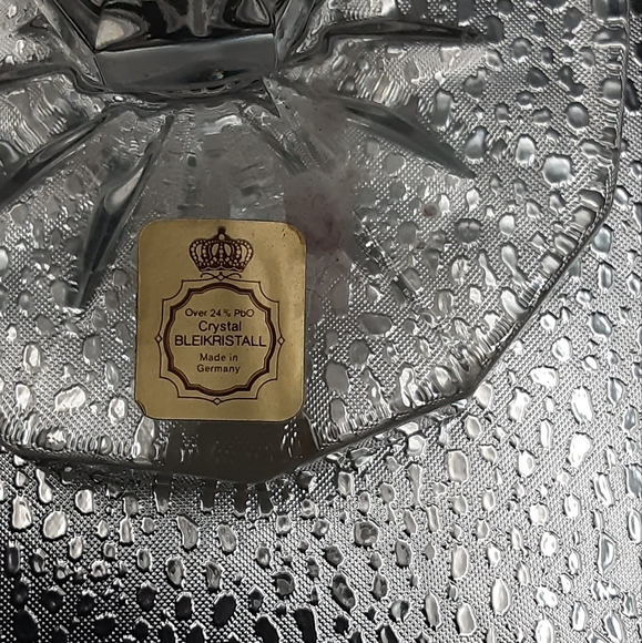 Bleikristall Crystal Flower Candlestick Made in Germany - Picture 6 of 7